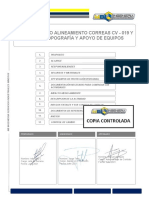 P-Top-Ant-0002-Alineamiento Correas CV - 019 y 020 Con Topografía y Apoyo de Equipos (Ec)
