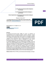 Implicancias Clínicas de La Psiconeuroinmunoendocrinología en Psicoterapia