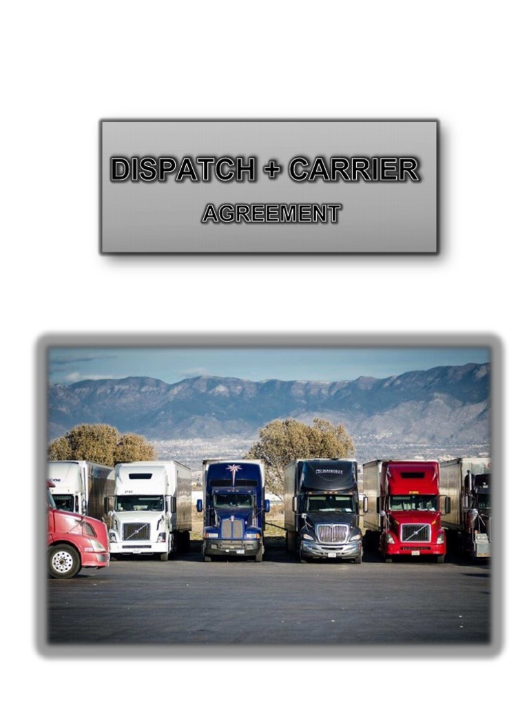 Dispatcher To Carrier Template 4 | PDF | Cargo | Indemnity