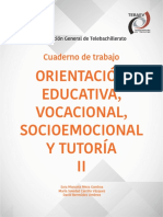 Orientación Educativa, Vocacional, Socioemocional Y Tutoría II