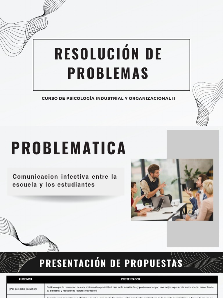 Problemas de Comunicación PDF
