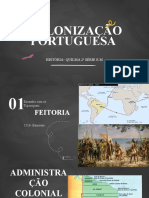 COLONIZAÇÃO PORTUGUESAh