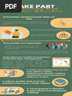 Disaster Risk Reduction Management Youth Advocate Infographic