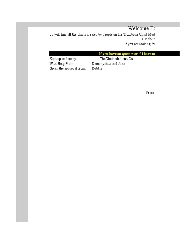 Trombone Champ Custom Charts PDF