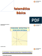 S14 - Función Inyectiva, Inversa y Características de Una Función