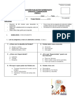 LENGUAJE 3° EBA - EVALUACIÓN SUPERVIOLETA