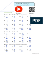 Fractions To Percentages PDF