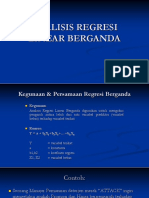 Analisis Regresi Linear Berganda