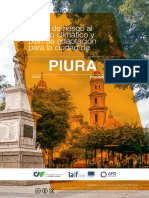 Índice de Riesgo Al Cambio Climático y Plan de de Adaptación para La Ciudad de Piura-Perú