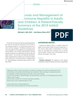CLD - 2021 - L Volk - Patient Summ AASLD 2019 AIH Diagnosis and Management of Autoimmune Hepatitis in Adults and Children