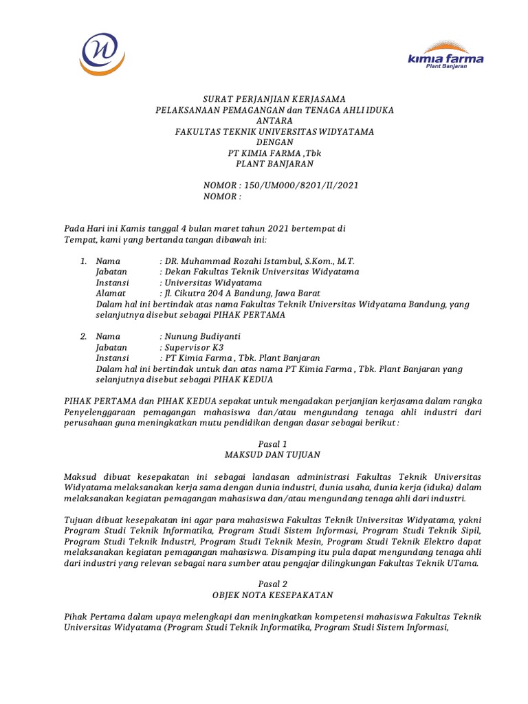 SPK - Program Magang Kampus Merdeka (Javier Elfreda _ 0518104086) | PDF