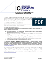 Lineamientos de Participación - JIC Nacional 2021