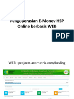 E-Monev HSP Online berbasis WEB