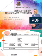 Jadual Minggu Pertama