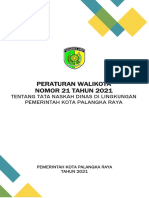 Peraturan Walikota Palangka Raya Nomor 21 Tahun 2021 Tentang Tata Naskah Dinas Di Lingkungan Pemerintah Kota Palangka Raya