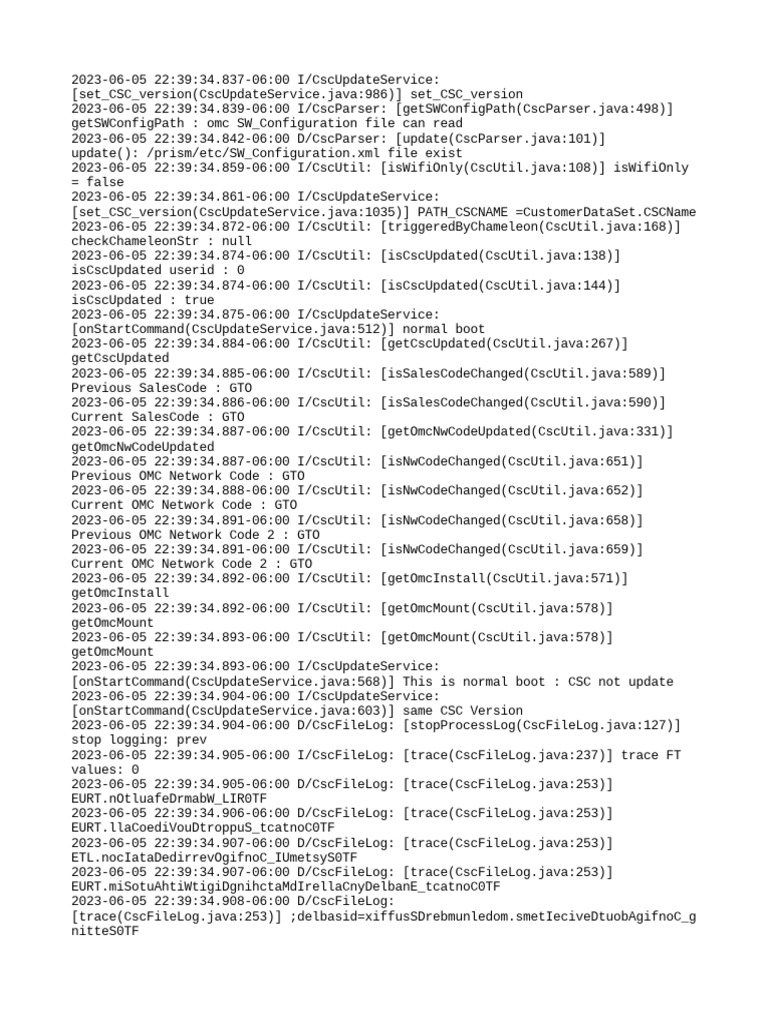 CSC Update Service Log Analysis | PDF | Computers
