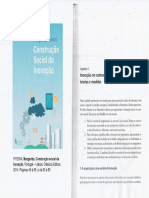 Livro 4 CONSTRUÇÃO SOCIAL DA INOVAÇÃO Páginas 45 A 55 e 62 A 65