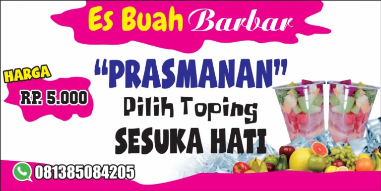 spanduk es buah 5000 | PDF