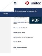 S6 - Tarea 6.1. Elementos de La Cadena de Valor