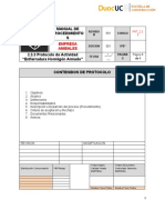 2.3.3 Protocolo de Actividad Enfierradura de Hormigón Armado