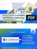 Presentasi Pelatihan Elearning Mahasiswa Genap 2022-2023 Final