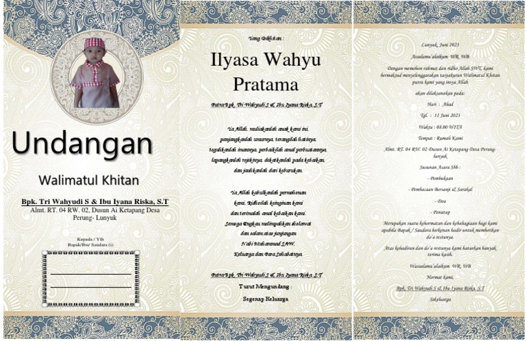Undangan Khitan | PDF