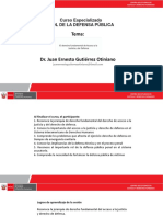 Acceso A La Justicia y Derecho de Defensa. Dr. Juan Ernesto Gutiérrez Otiniano