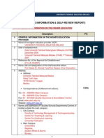 UTeM Programme Information & Self-Review Report