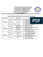 Jadwal UTS Semester II Non Reg 2023