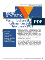 Pertumbuhan Ekonomi Kalimantan Selatan Triwulan Kesatu Tahun 2021