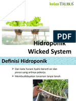 XPPT Hidroponik Wick Sistem