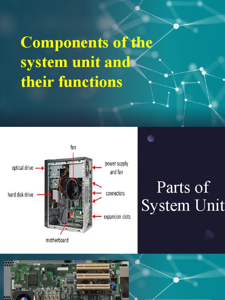 Parts of System Unit | PDF | Computer Data Storage | Central Processing ...