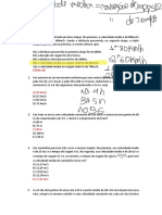 lista de exercícios de CINEMÁTICA fisica