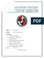 Derecho Penal Informe