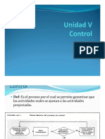 Unidad V - Control