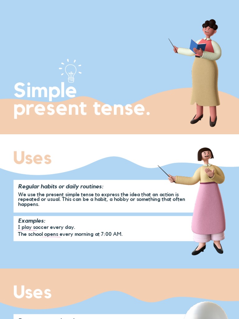 Present Simple Grammar Presentation | PDF