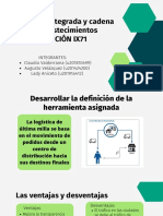 Logística Integrada y Cadena de Abastecimientos SECCIÓN IX71