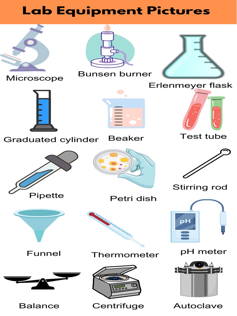 Lab Equipment Names and Pictures PDF | PDF