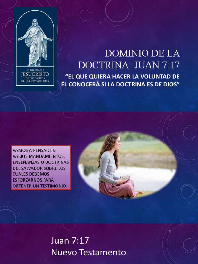 Dominio de La Doctrina Juan 717 | PDF