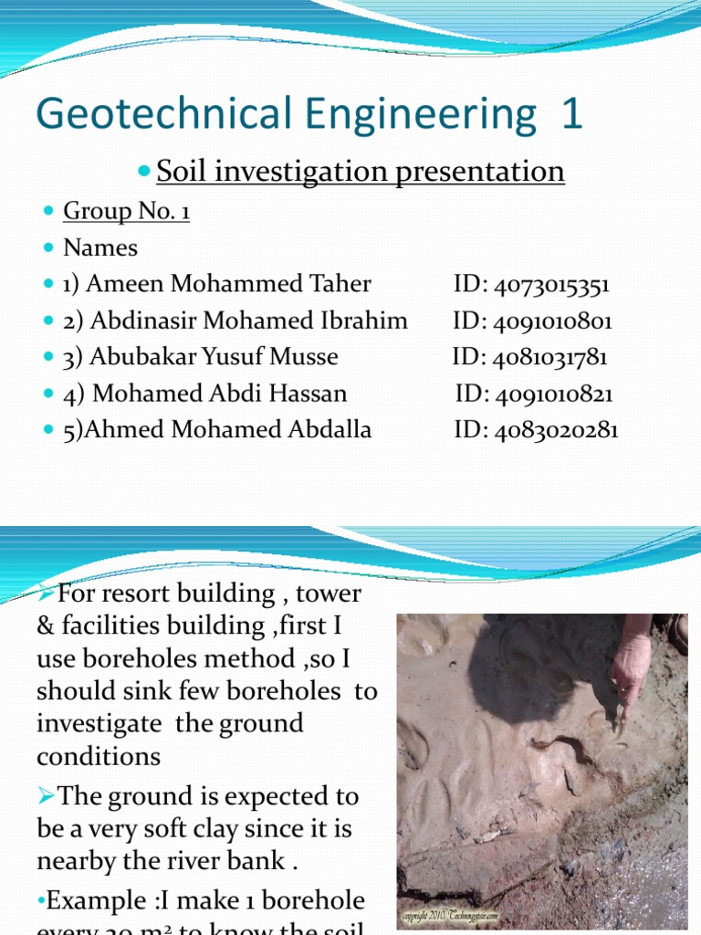 Borehole Methods for Soil Investigation | PDF | Borehole | Geotechnical ...