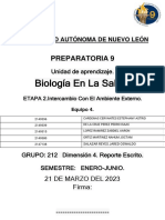 Reporte Escrito Biologia