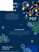 Presentación Proyecto Marino Llamativa y Versátil Ilustraciones 3d Fondo Azul