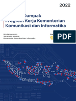 Buku Saku Analisis Dampak Program Kerja Kemenkominfo 2022