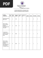 Grade 5 Fourth Quarter Math Test | PDF | Volume | Area