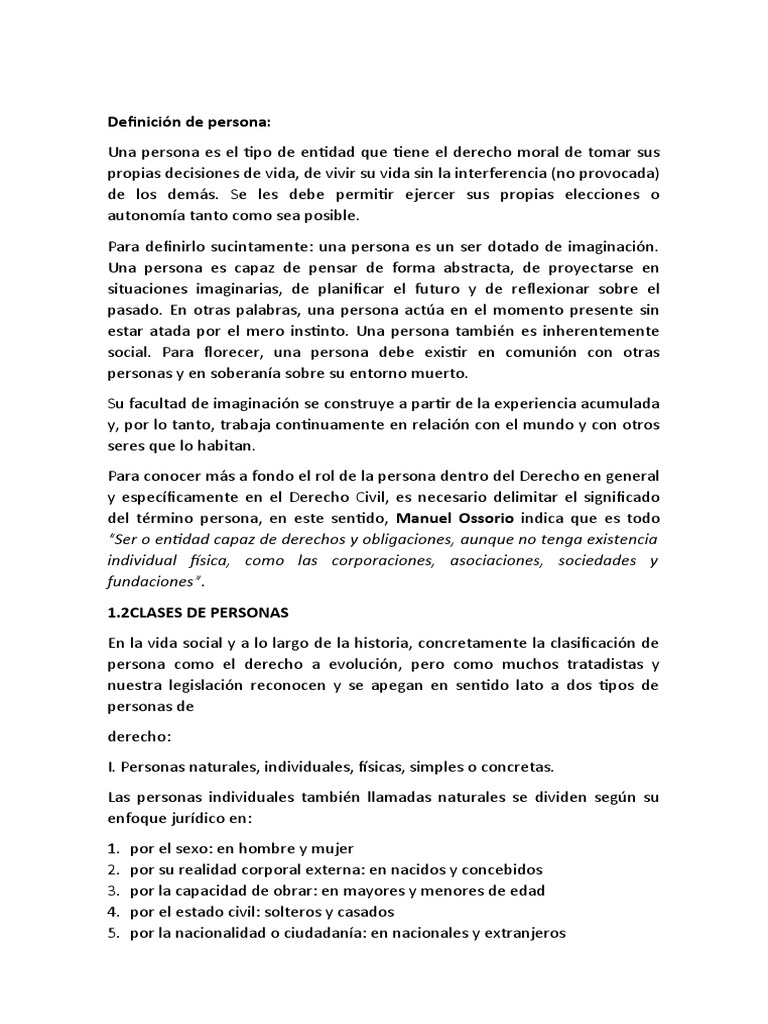Persona Individual y Juridica | PDF | Estado (política) | Instituciones ...