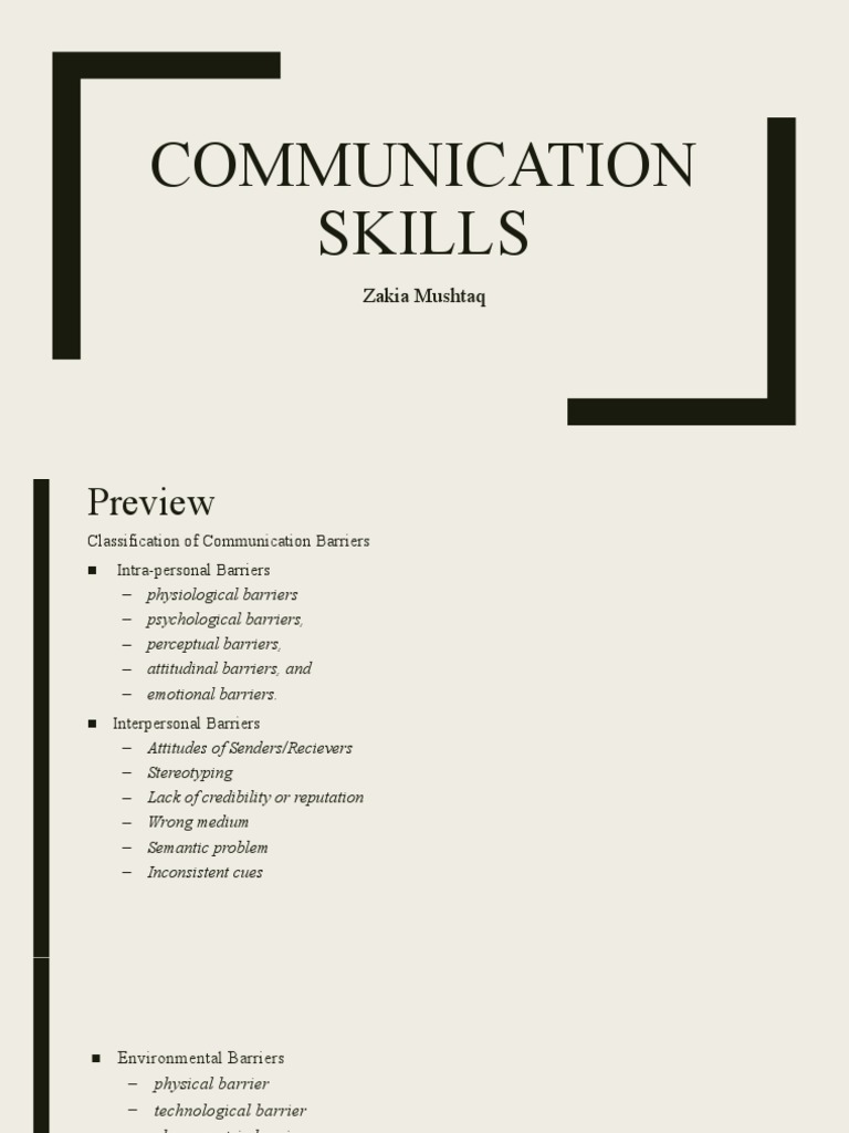 Interpersonal Barriers PDF Communication Nonverbal Communication