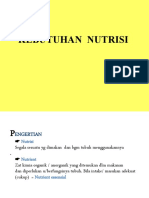 Kebutuhan Nutrisi