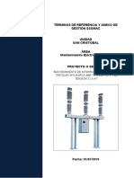 TDR-Mantto Interruptor Potencia 50kV - Rev00