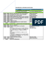 Programme de La Pensee Scoute 2023