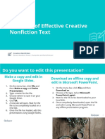 CNF11 12 Q2 0501M PS Qualities of Effective Creative Nonfiction Text